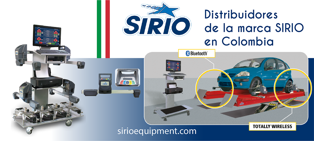sirio, sirio equipment, alineador sirio, alineador de autos, elevador de autos, serviteca, alineador bluetooth, alineador, elevador de tijera,